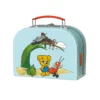 BAMSE BARNVÄSKA PAPPVÄSKA TURKOS 25 CM