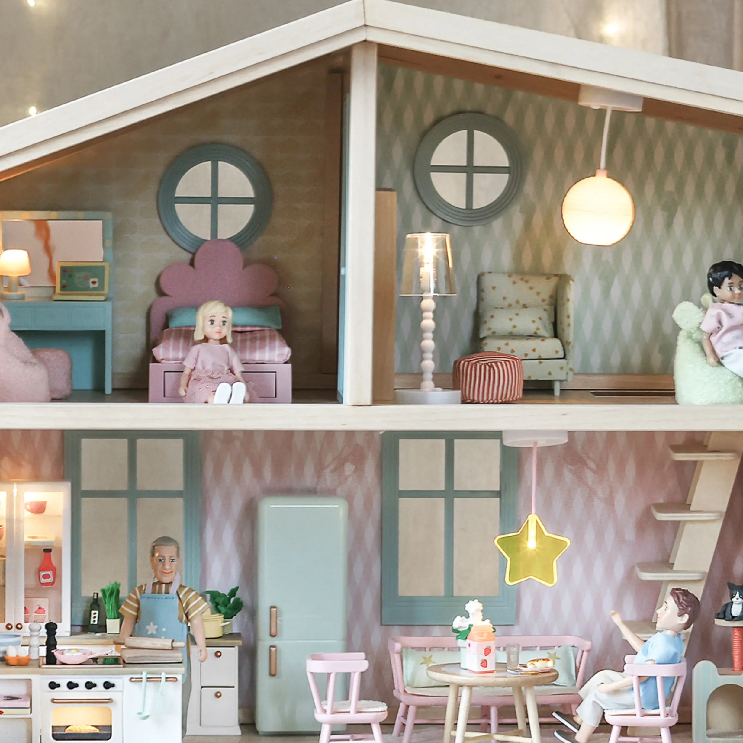 LUNDBY DOCKHUSBELYSNING GOLV- & TAKLAMPA