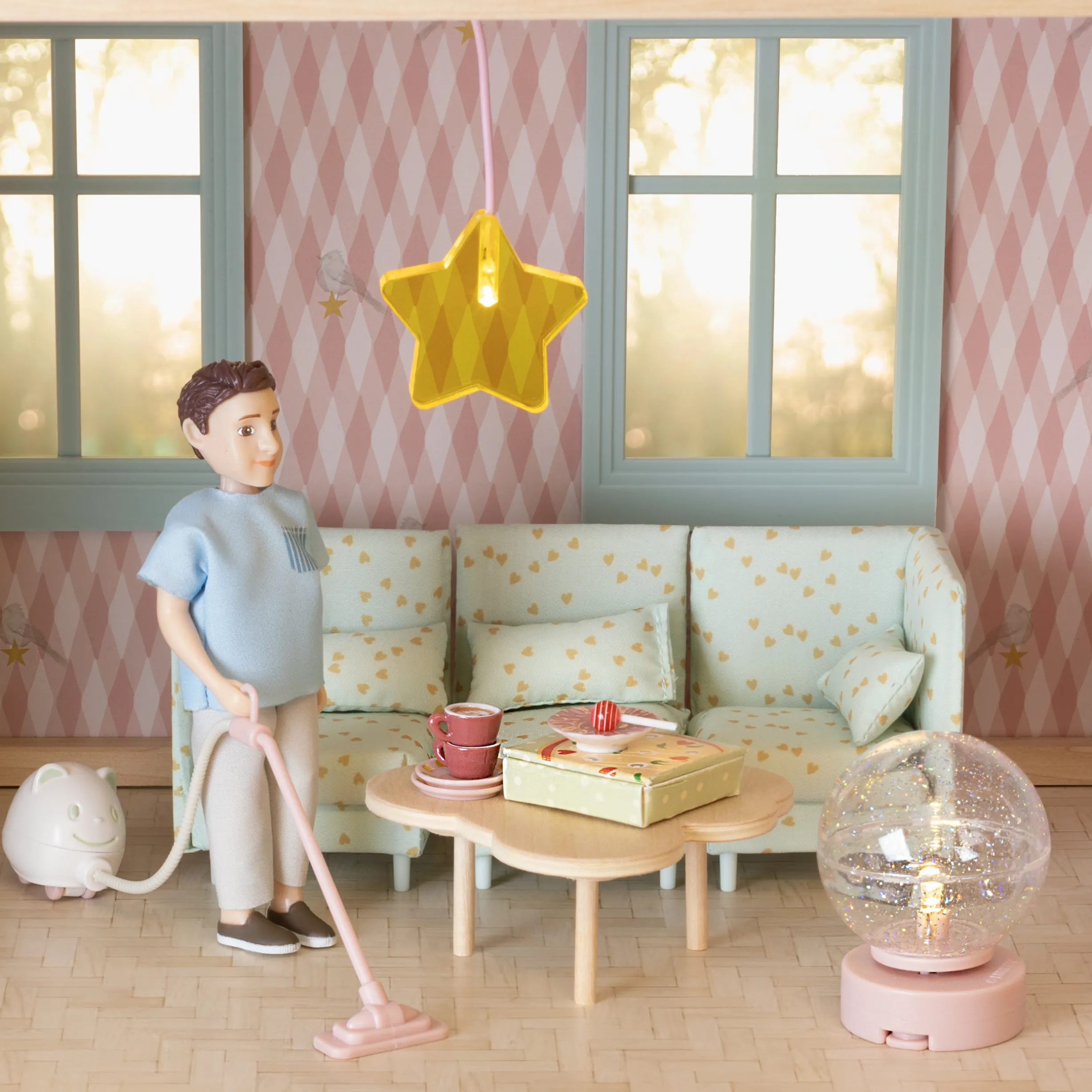 LUNDBY DOCKHUSBELYSNING SPOTLIGHTS & GOLVLAMPA