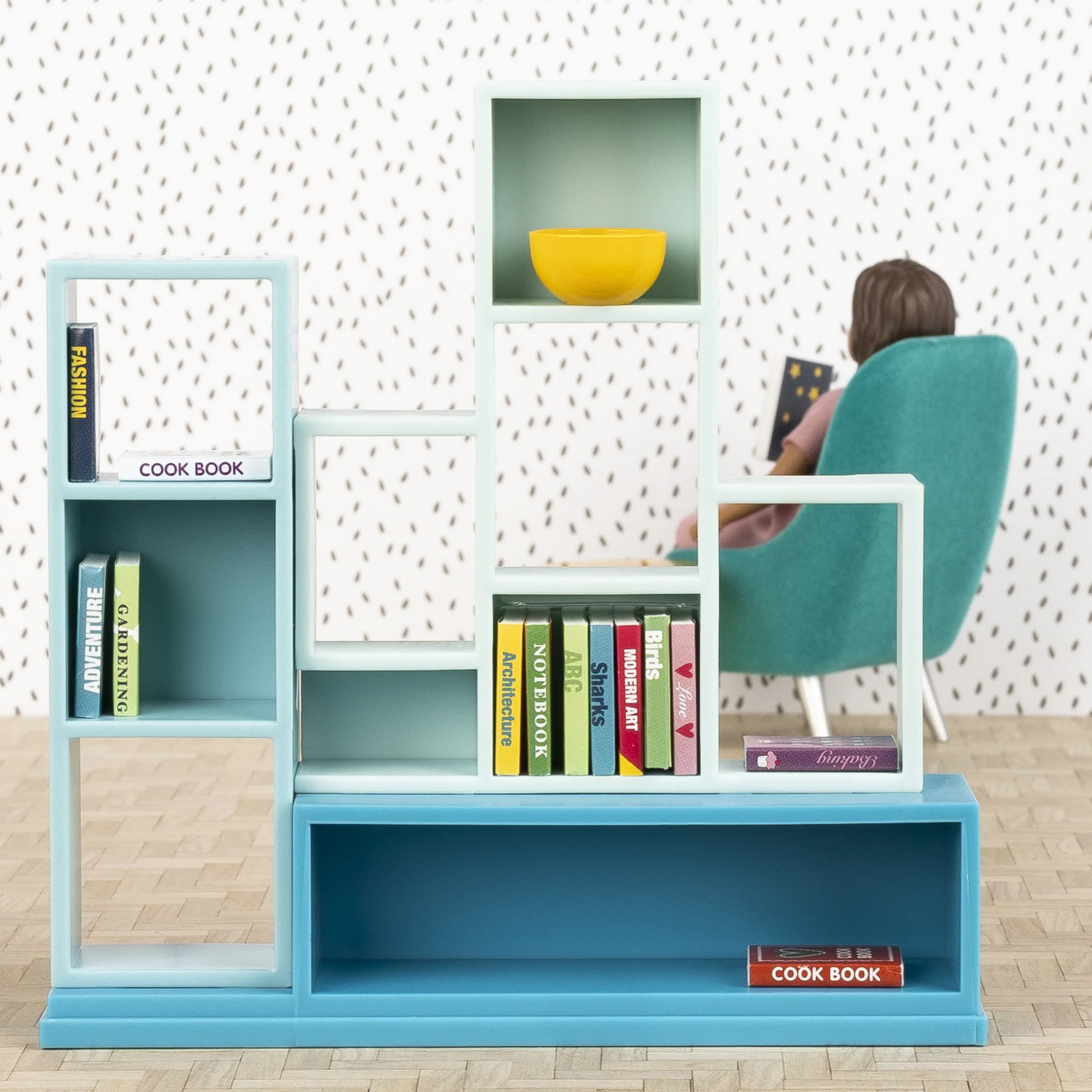 LUNDBY DOCKHUSMÖBLER BOKHYLLESET