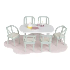 LUNDBY DOCKHUSMÖBLER MATSALSMÖBLER 6 ST
