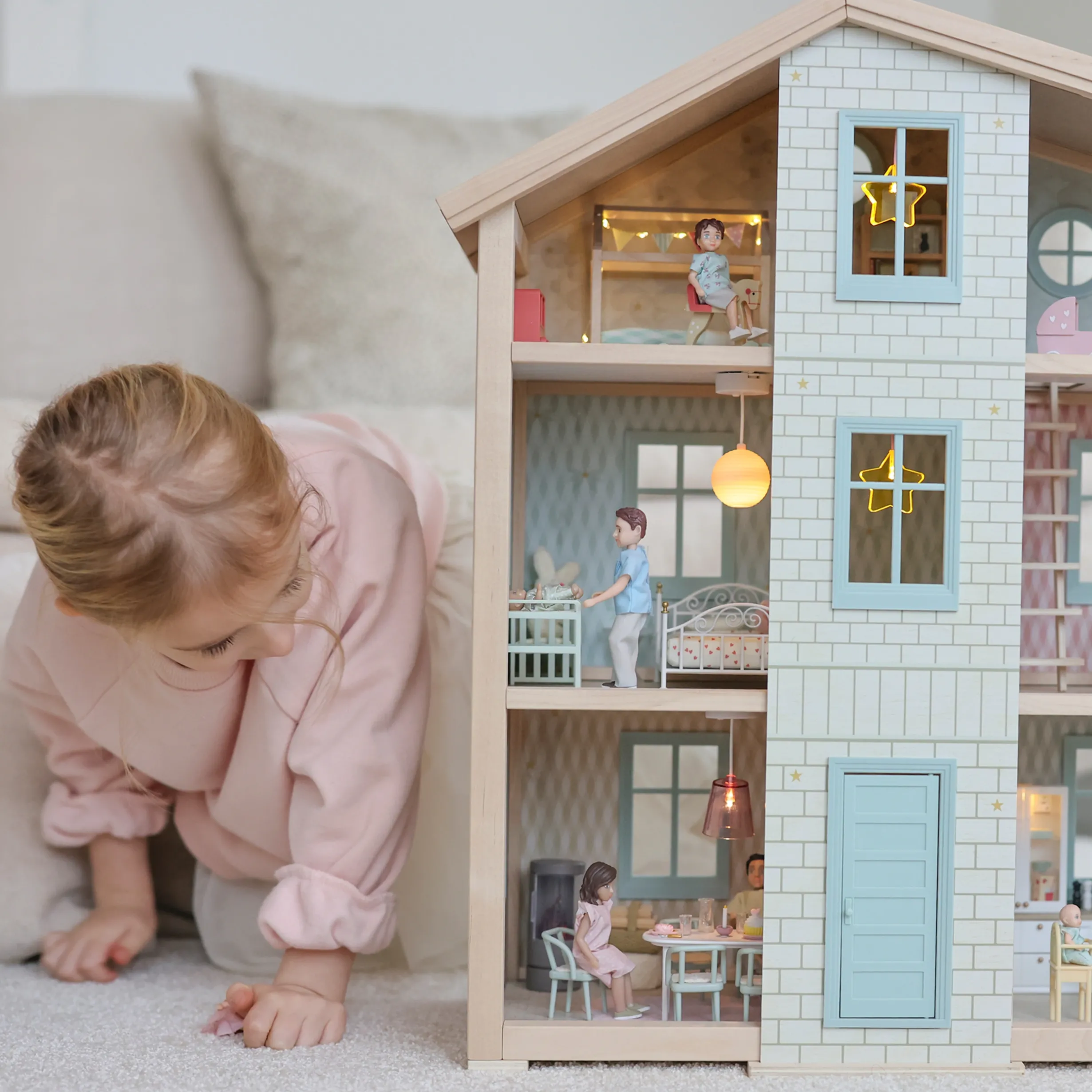 LUNDBY DOCKHUSMÖBLER SÄNG KLASSISK