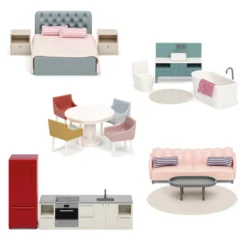 LUNDBY DOCKHUSMÖBLER VARDAGSRUMSSET BASIC