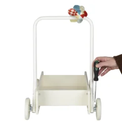 MICKI LÄRA-GÅ-VAGN CREAM WHITE