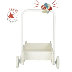 MICKI LÄRA-GÅ-VAGN CREAM WHITE
