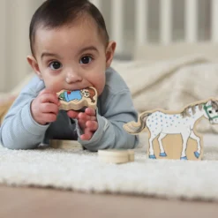 PIPPI FIGURSET I TRÄ